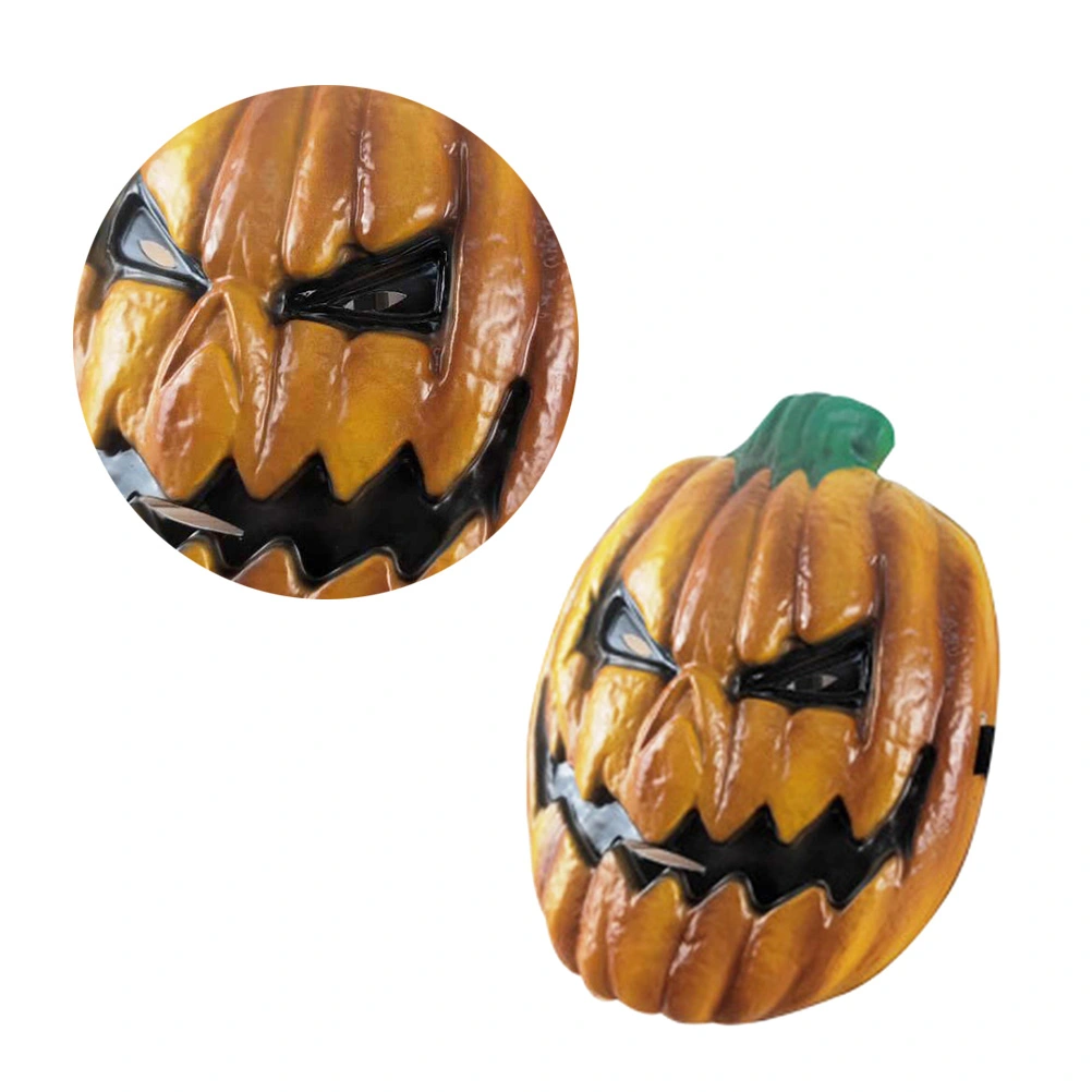 Halloween Mask Pumpkin Face Mask Costume Prop for Masquerade Cosply Halloween Costume Party Performance (Style A)