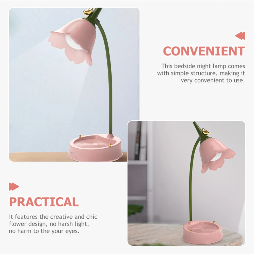 Desk Lamp Dimmable Table Lamp Creative Flower Lamp Bedside Lamp Bedroom Night Lamp