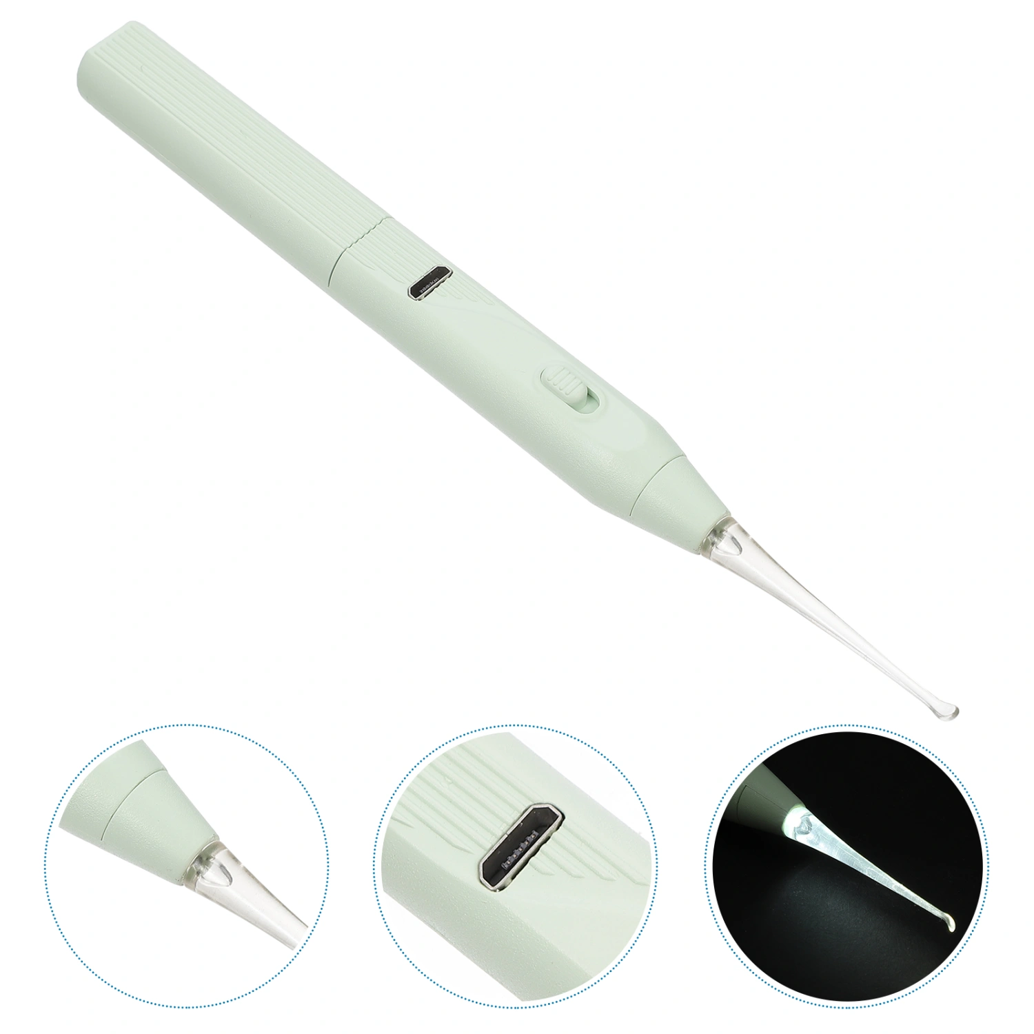 1 Set Ear Wax Removal Tool Lighting Ear Wax Cleaner for Baby Infant Newborn Kids