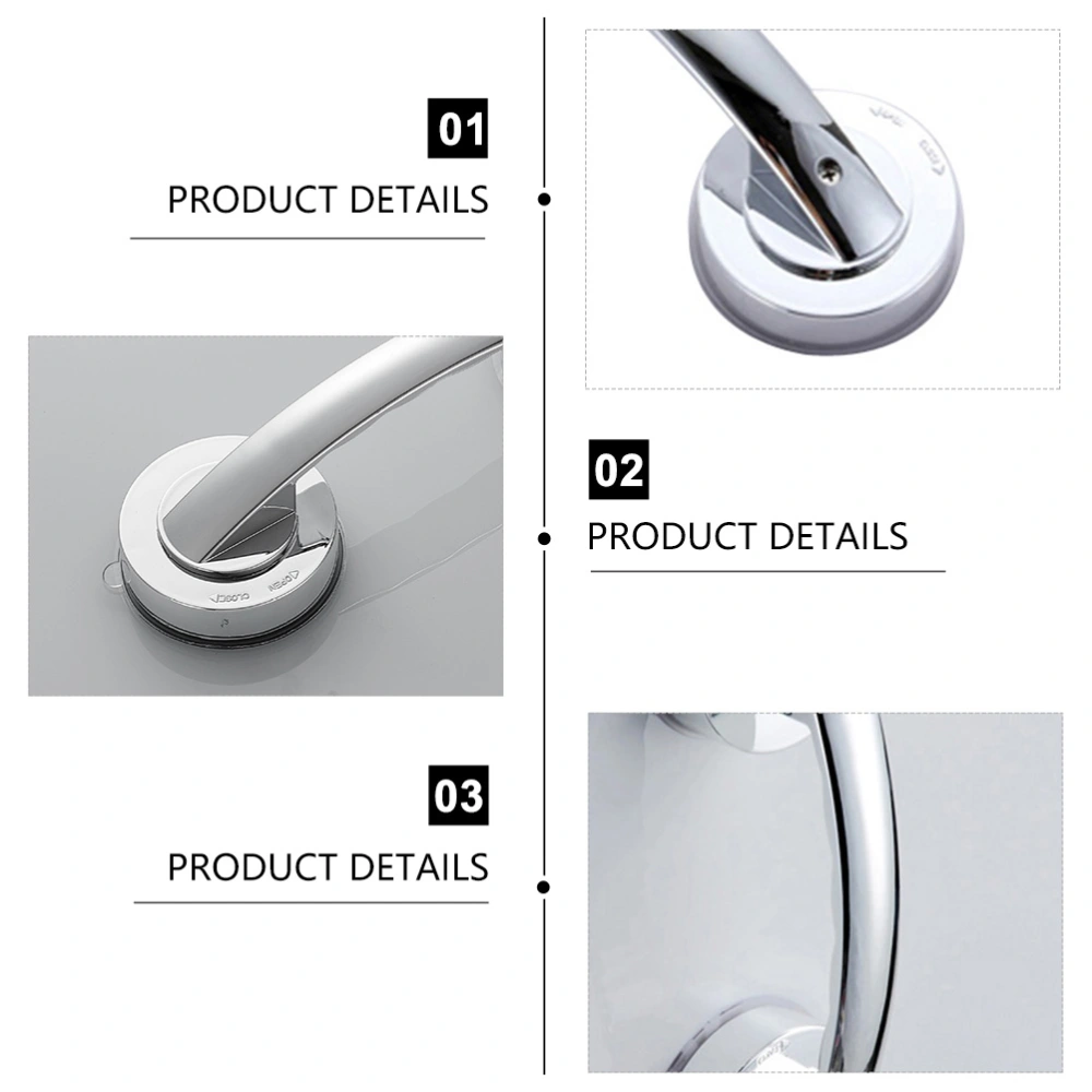 Practical Suction Handle Plastic Suction Grab Bar Durable Suction Handle