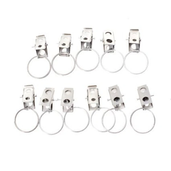 Curtain Rod Clip Rings Drapery Clips 20pcs