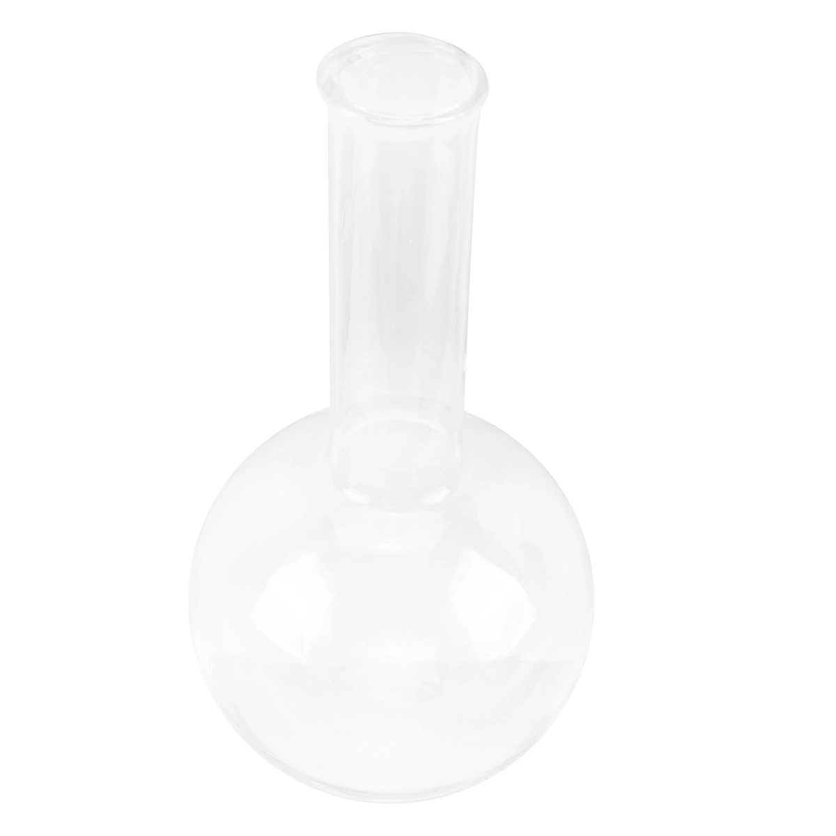 1pc Boiling Flask Round-Bottom Flask Clear Glass Flask for Experiment Glass Flask