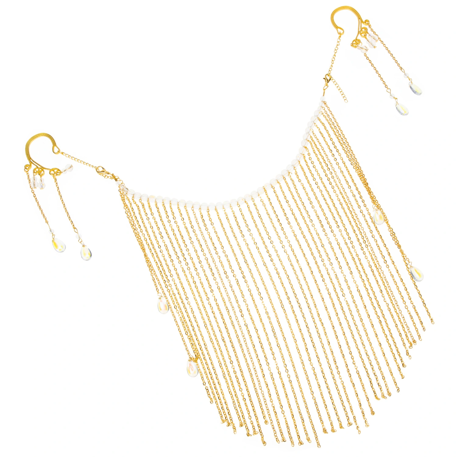Tassel Mask Face Tassel Chain Hanfu Face Chain Masquerade Face Cover Chain