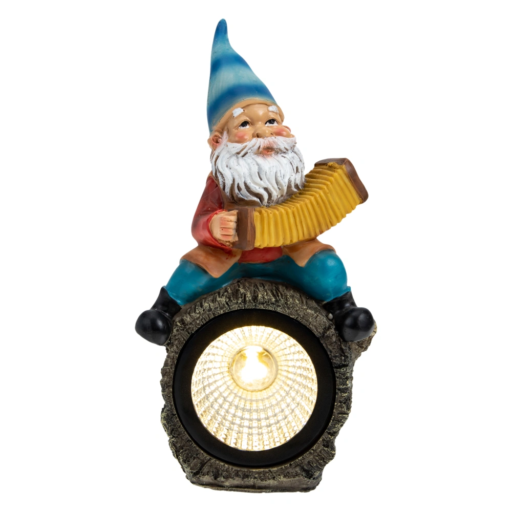 Gnome Doll Lawn Light Adorable Garden Light Resin Gnome Garden Solar Light