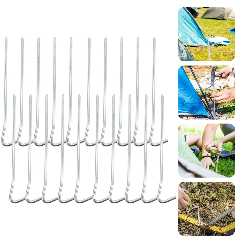 1 Set of Outdoor Snow Stakes Camping Ground Nails Aluminum Tent Stakes Beach Sand Stakes