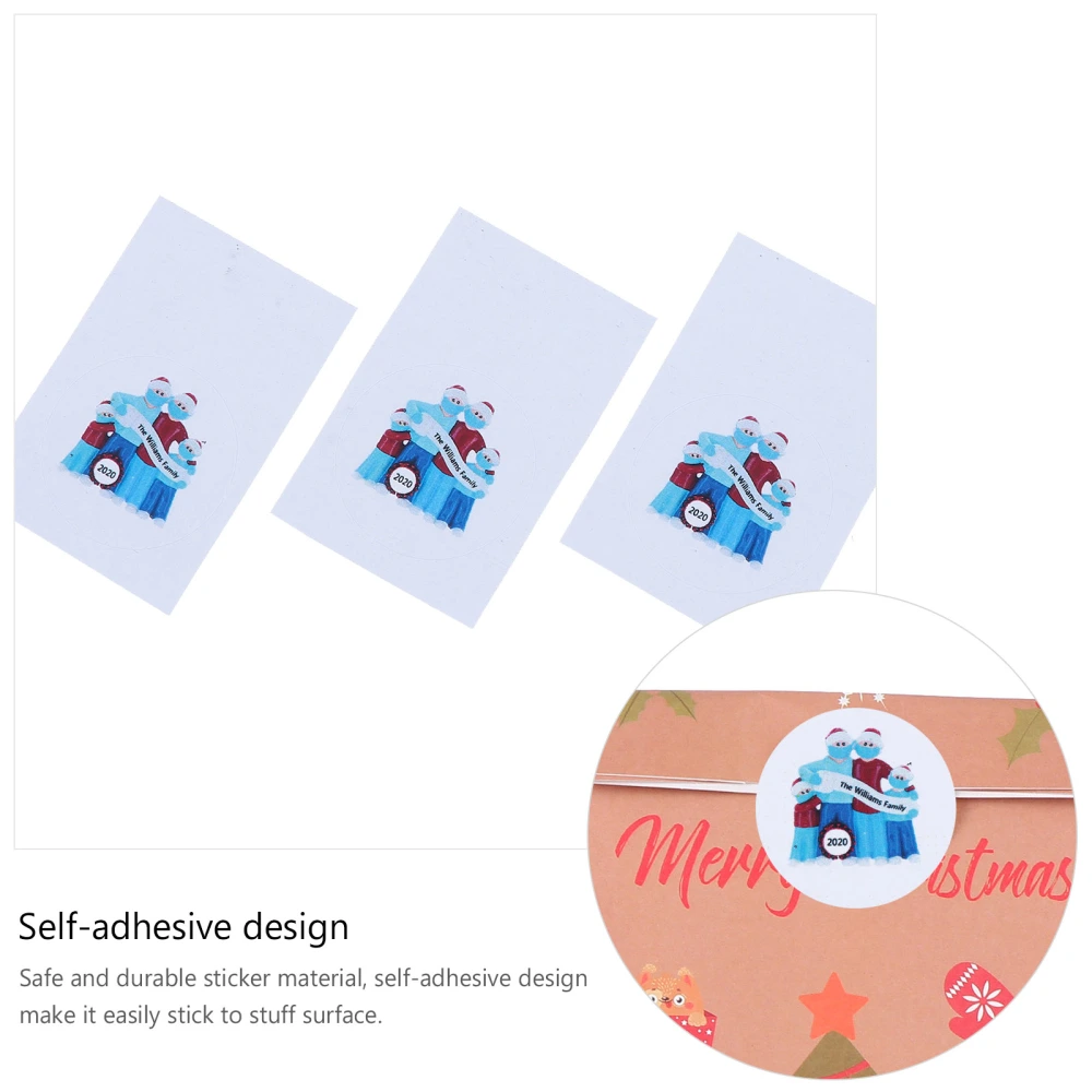 10pcs Seal Labels Envelope Gift Package Sticker Round Christmas Label Sticker