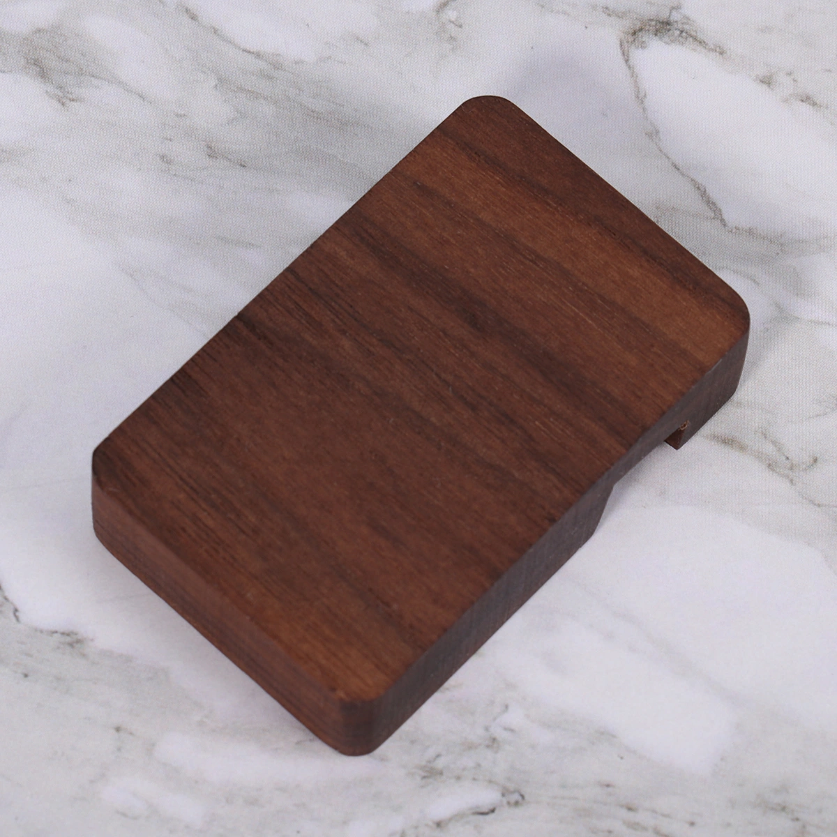 Creative Mobile Phone Stand Universal Desktop Phone Bracket Wooden Phone Stand Portable Smartphone Holder (Dark Color)