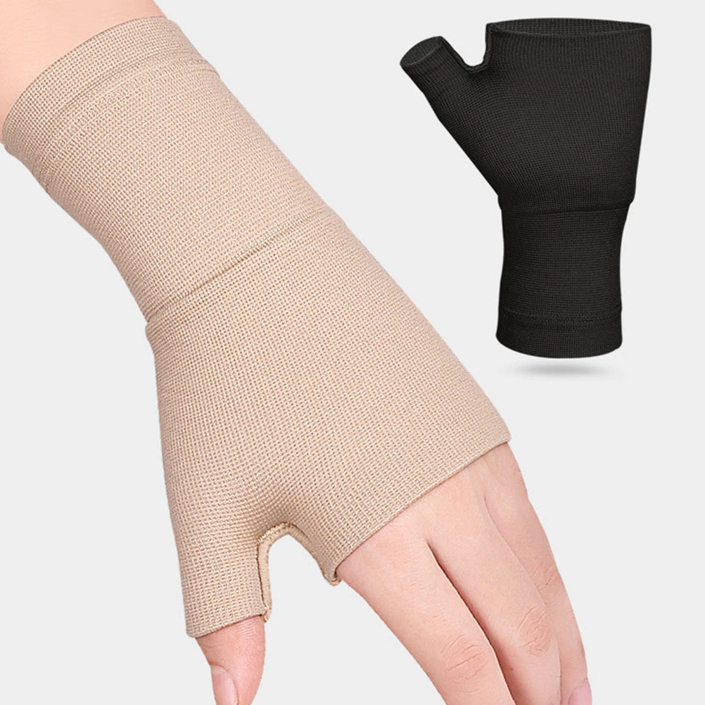 1 pair of Arthritis Compression Gloves Fingerless Elasticity Gloves Gloves