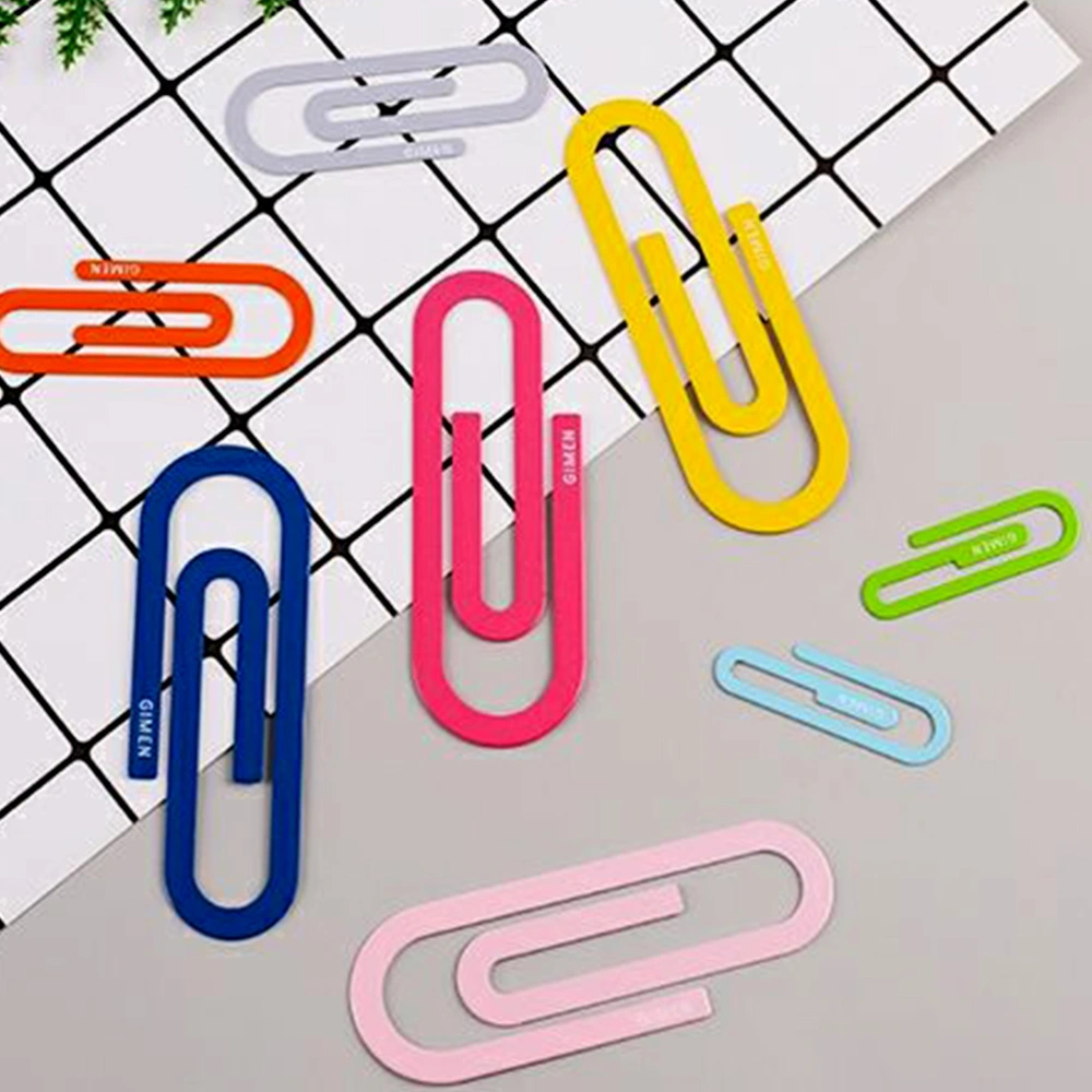 4Pcs Iron Paper Clips Decorative Paper Clips Adorable Paper Clips Bookmarks Mini Paper Clips