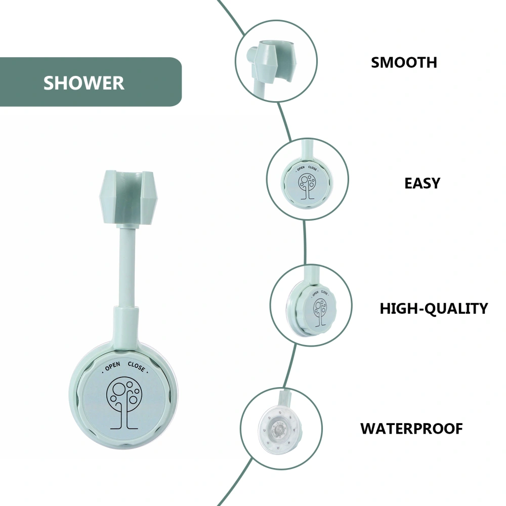 1pc Practical Shower Head Holder Bracket Plastic Bathroom Shower Head Stand