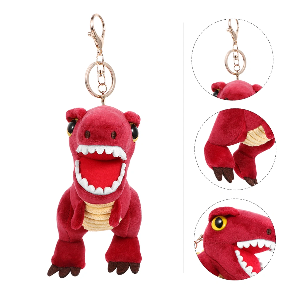 Plush Dinosaur Keychain Stuffed Animal Pendant Dinosaur Plush Doll Key Ring