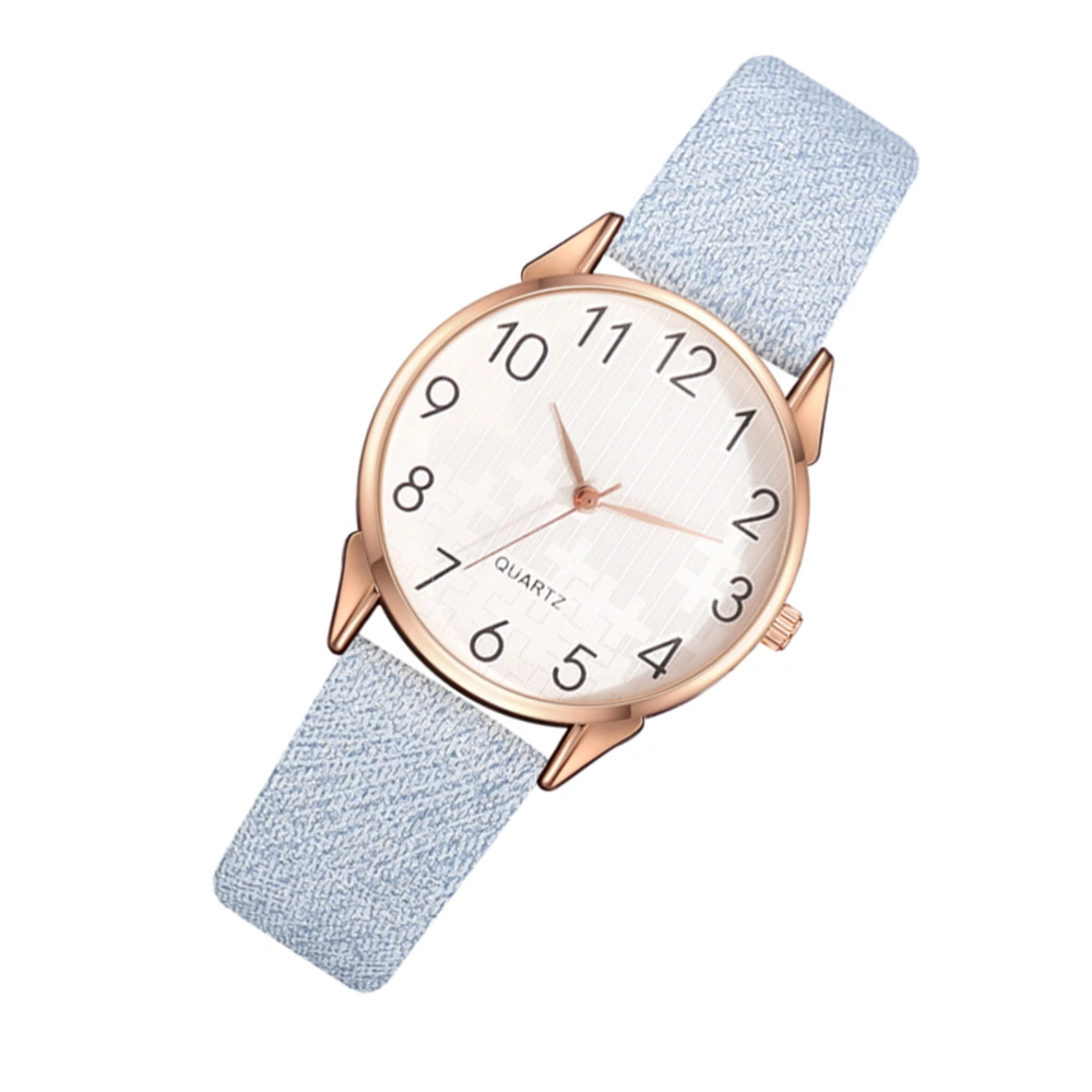 1Pc Women Quartz Watch PU Wrist Watch Fashion Business Watch Casual Watch