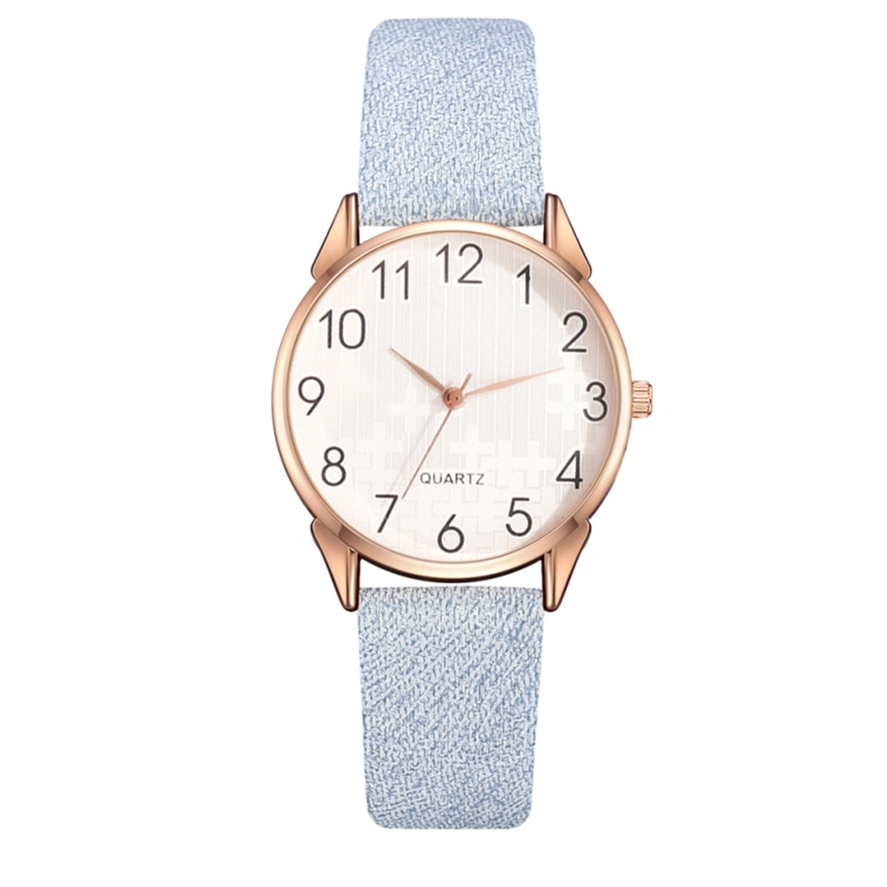 1Pc Women Quartz Watch PU Wrist Watch Fashion Business Watch Casual Watch