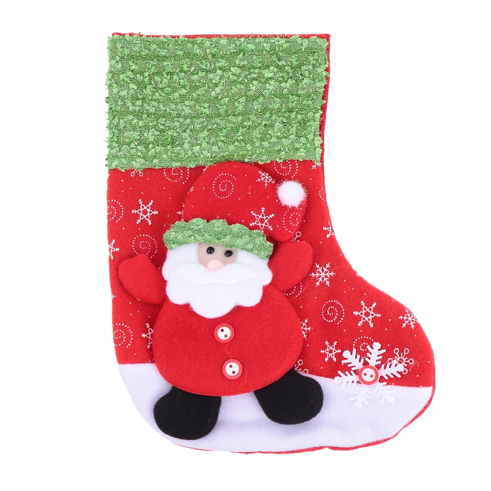 1 Pc Christmas Decoration Christmas Stocking Santa Clause Candy Bag Pendant