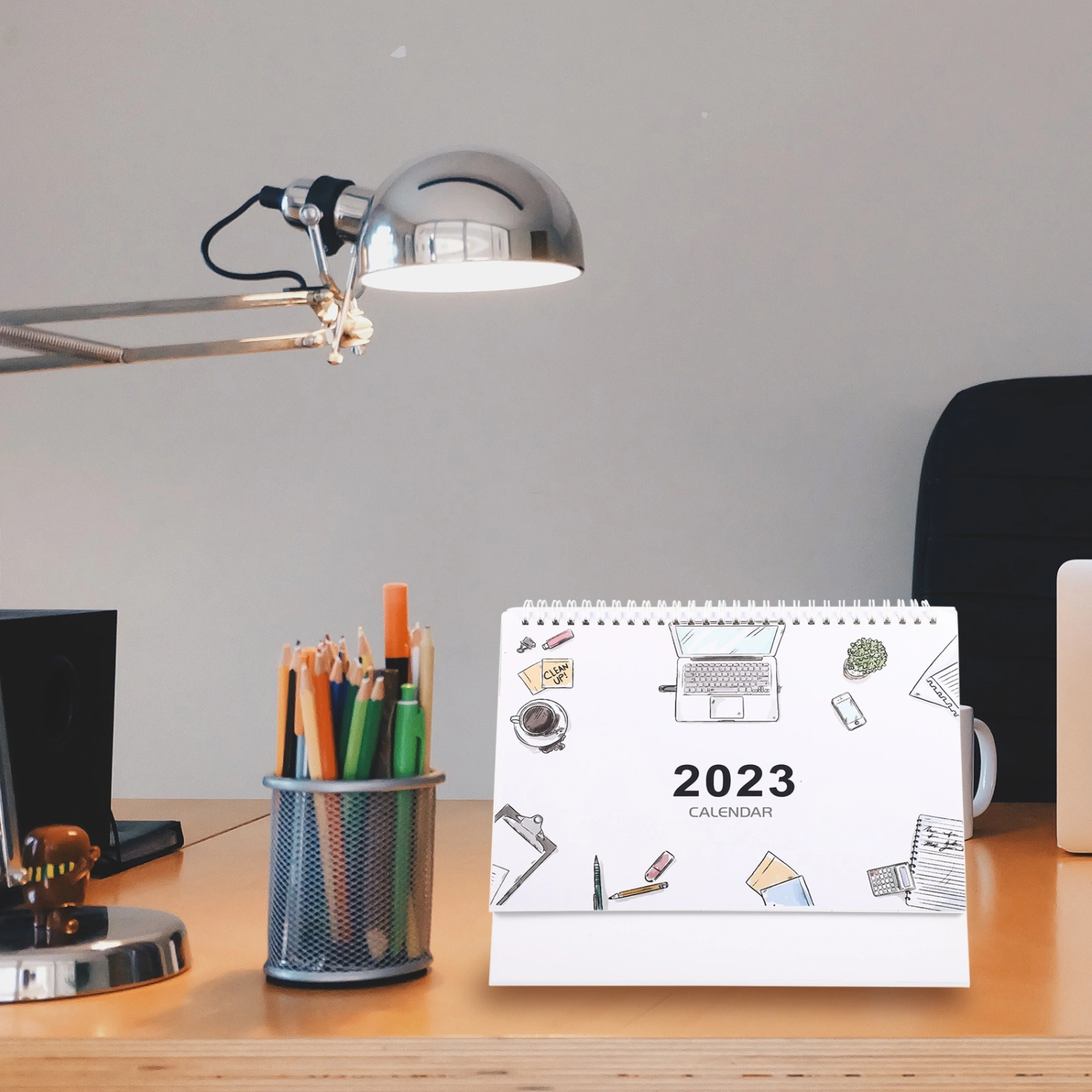 Simple Desk Calendar Decorative Calendar Desktop Time Schedule Planning Calendar