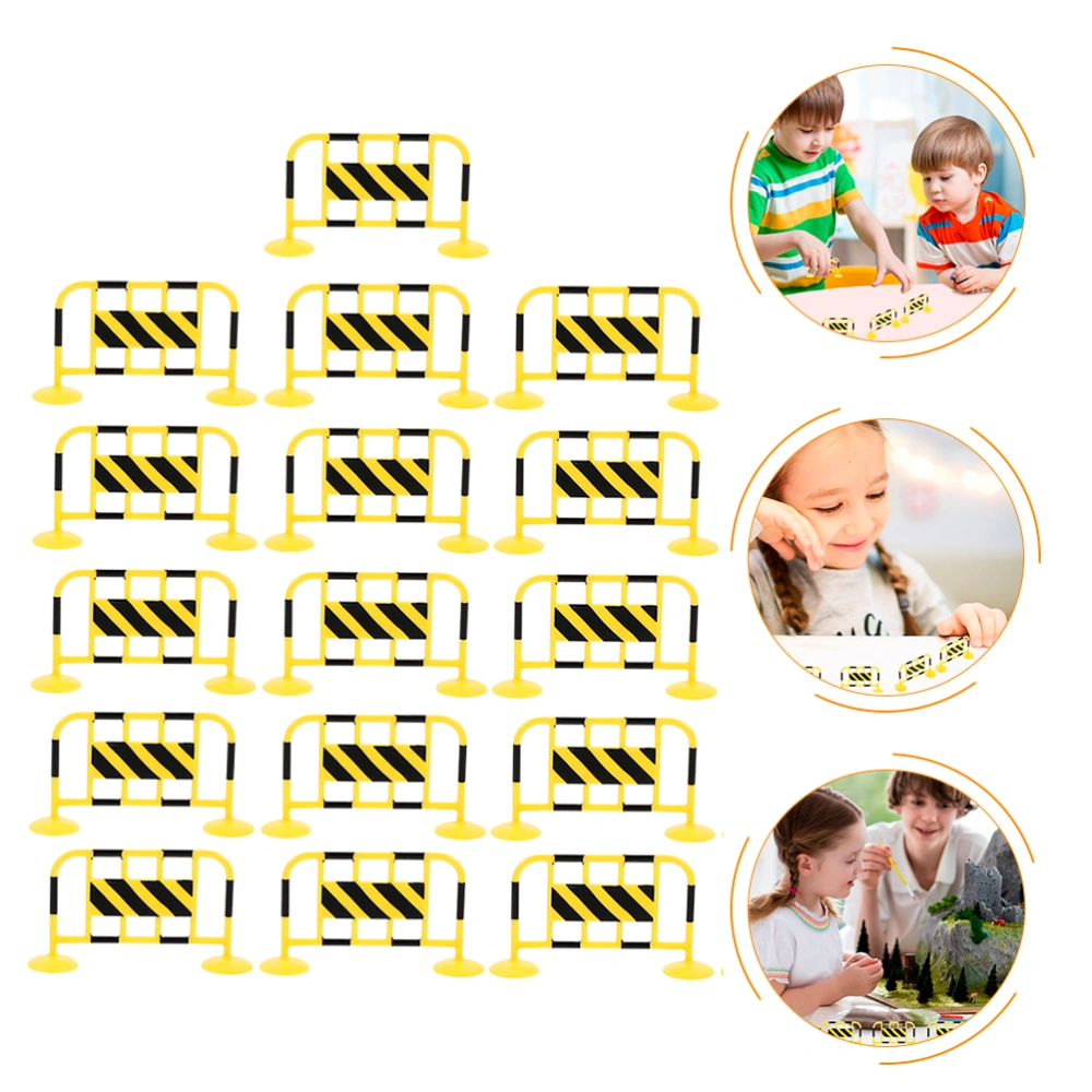 16pcs Traffic Signs for Kids Street Signs Playset Roadblock Toys Traffic Toys