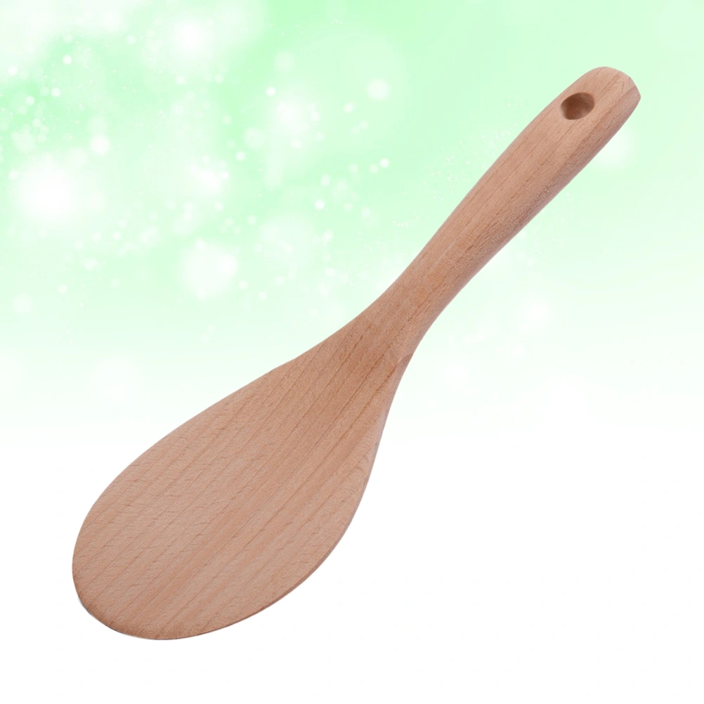 Kitchen Wood Non-Stick Pan Spatula Shovel Kitchen Utensils Accessories 21.5x7cm