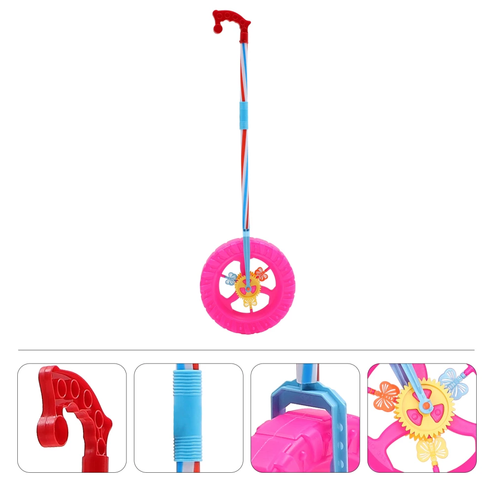 Plastic Walker Push Rod Toy Infant Rotating Roll Cart Walk Guiding Plaything