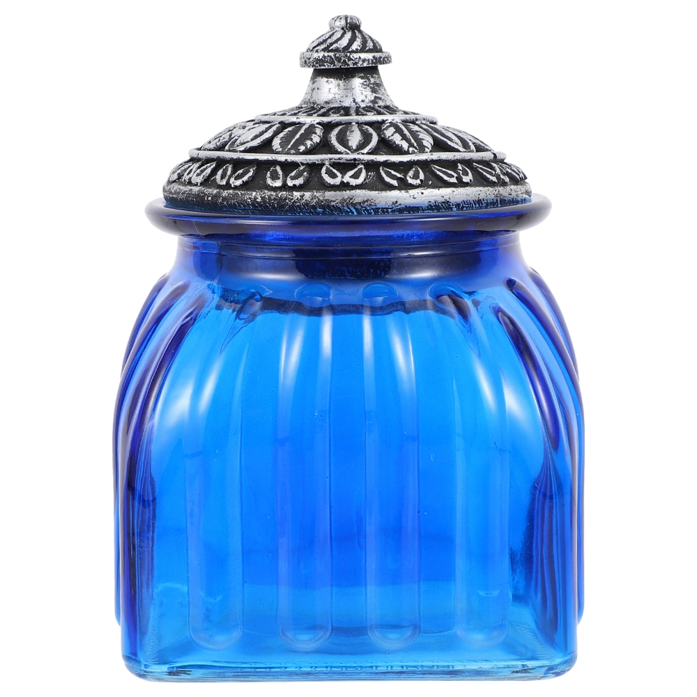 1pc Multipurpose Glass Storage Jar Sealed Storage Jar Tea Holder for Home