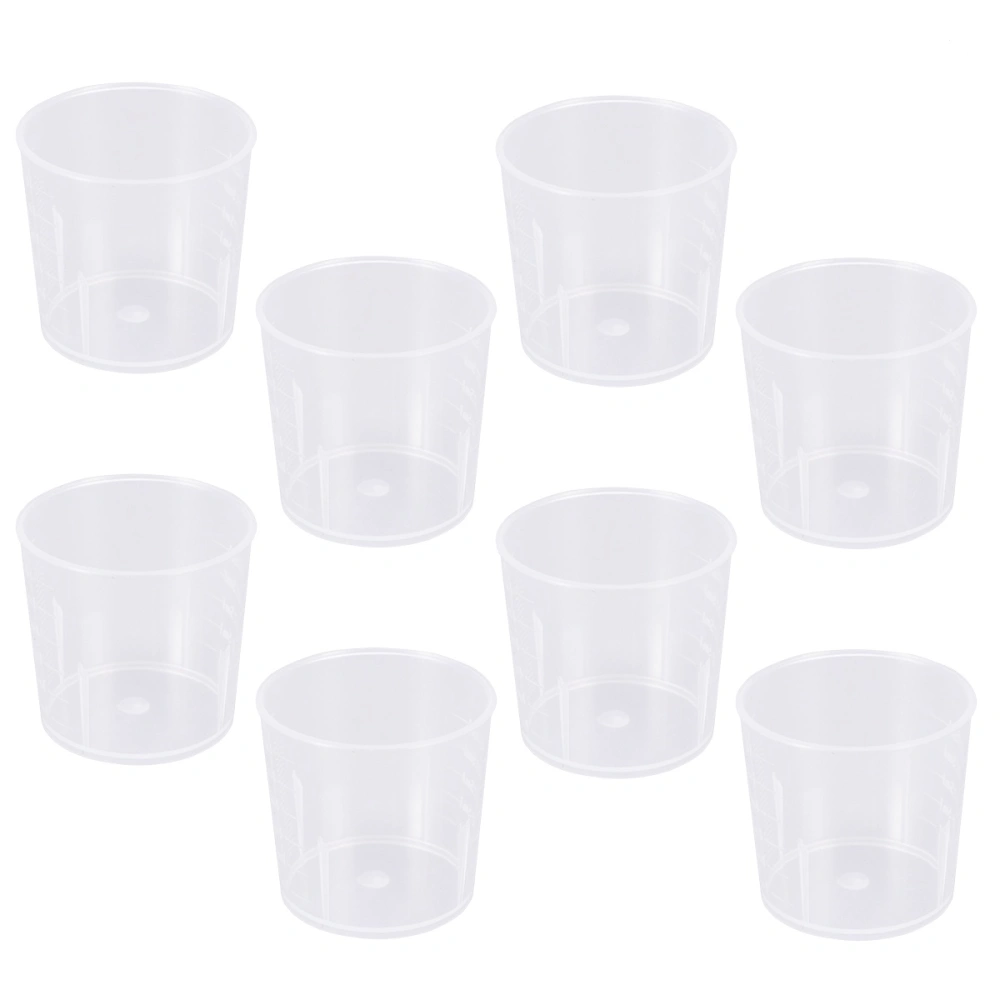 30pcs 30ml Graduated Measuring Cups Transparent Plastic Measuring Tools