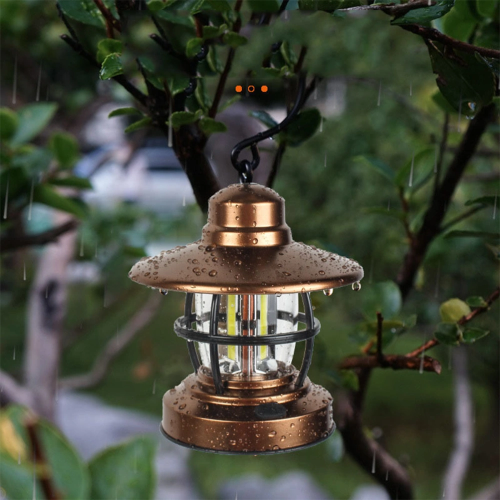 Hanging Lantern Light Battery Powered Outdoor Light for Garden Tent Camping