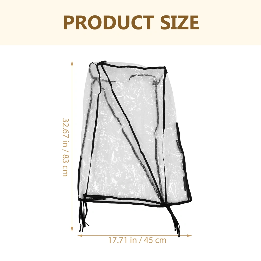 Baby Stroller Rain Cover Waterproof Stroller Cover Windproof Stroller Cover Portable Rain Cover