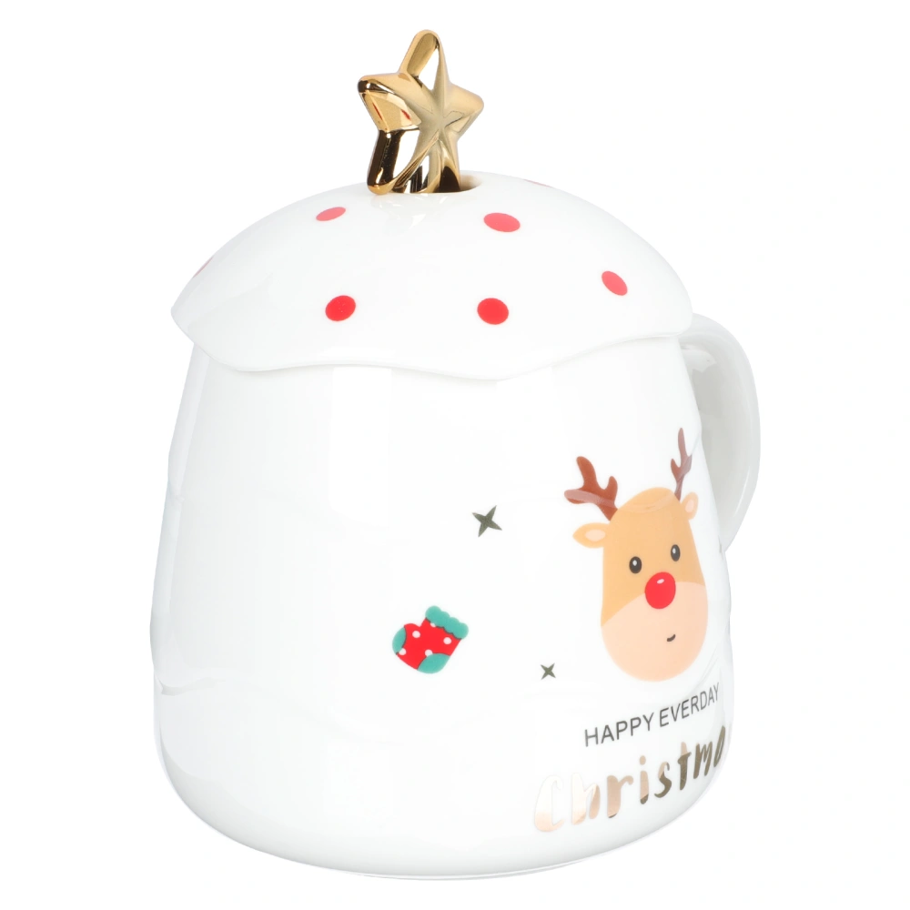 1 Set Christmas Mug Cartoon Mug Coffee Cup Portable Beverage Mug Breakfast Mug