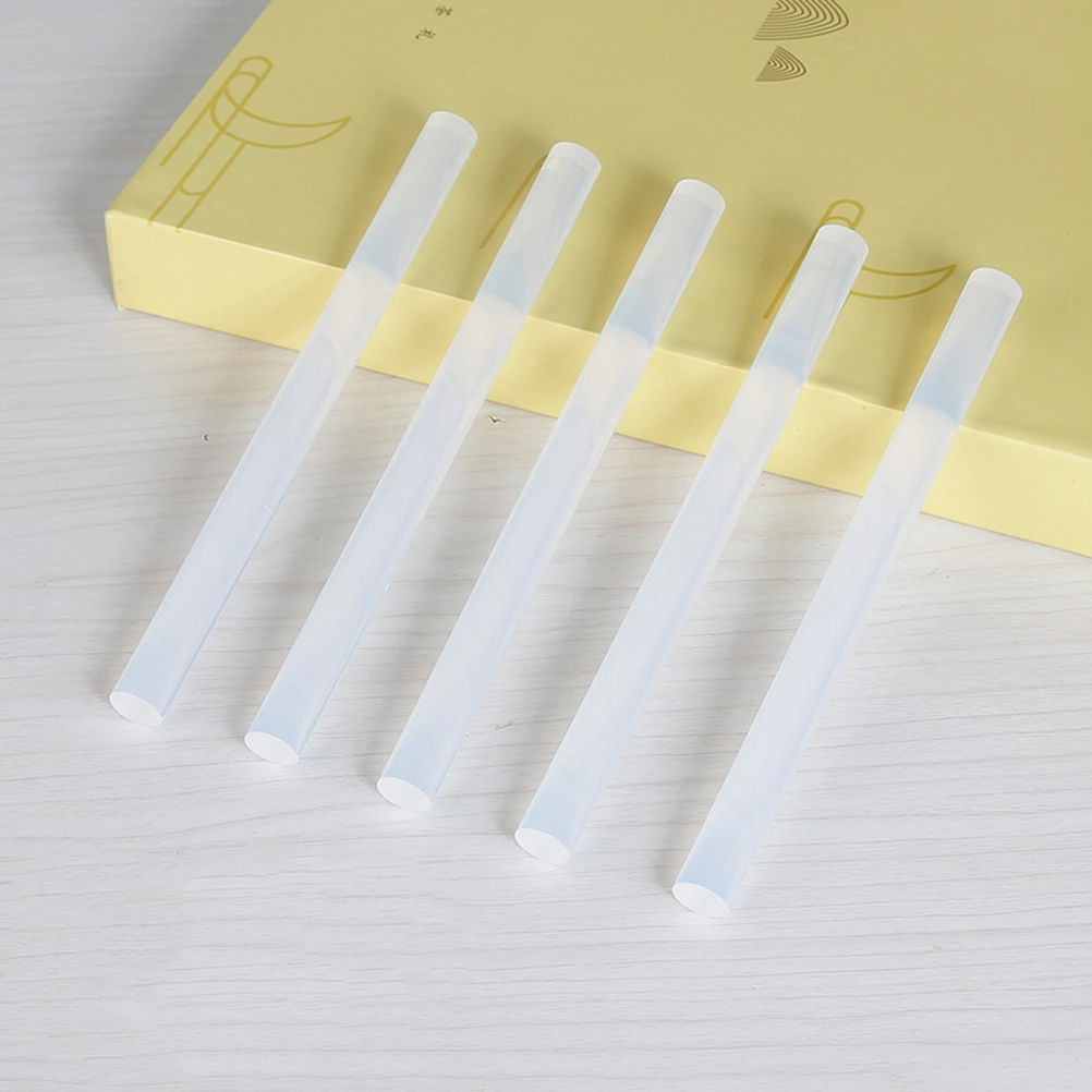 80PCS Hot Melt Glue Sticks Transparent Heat Melting Glue Strips All Purpose Eco-Friendly Glue Sticks (0.7x10cm)