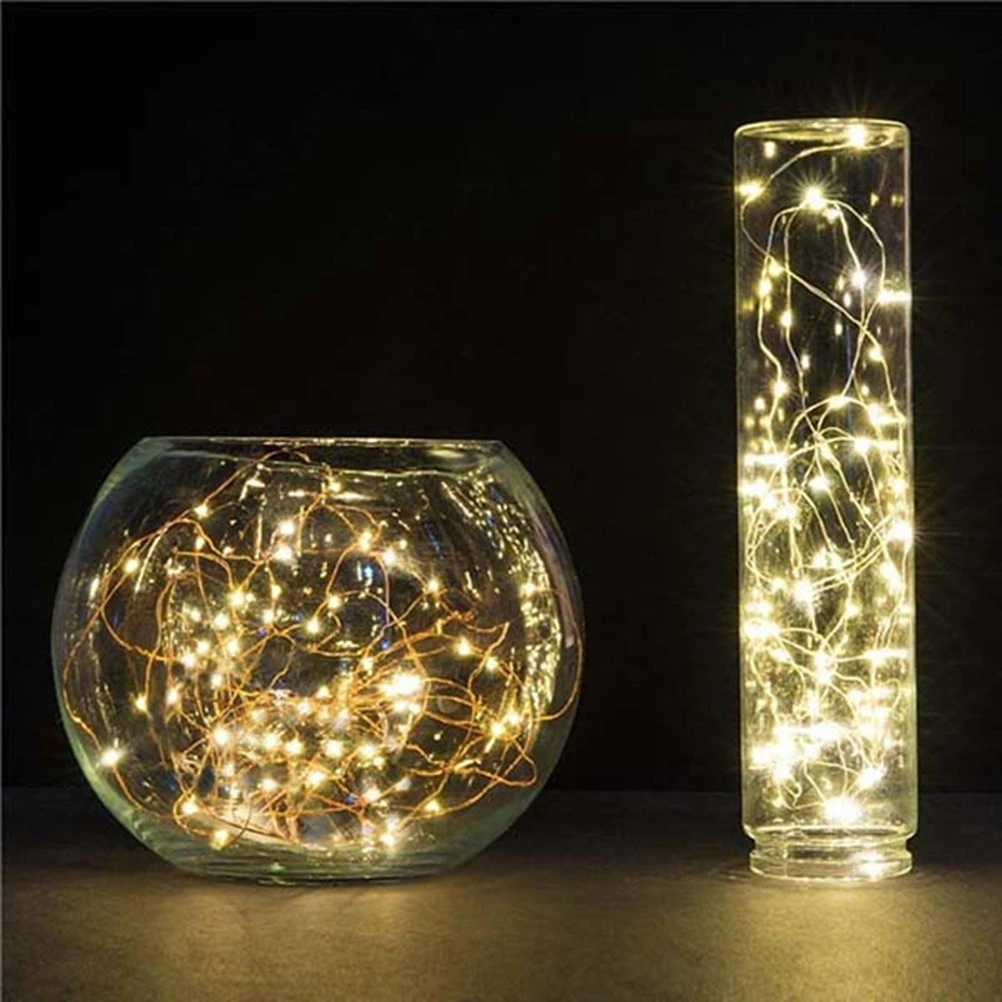 10M Sting Lights Waterproof 100-LED Lights String for Birthday Christmas Party Decoration (Warm White)