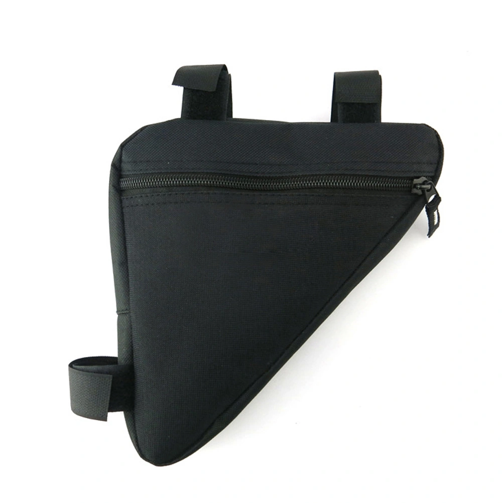 Waterproof Triangle Bags Front Tube Frame Cycling Bag MTB Road Bike Pouch Frame Holder Saddle Bag Bicicleta Accessories (Black)