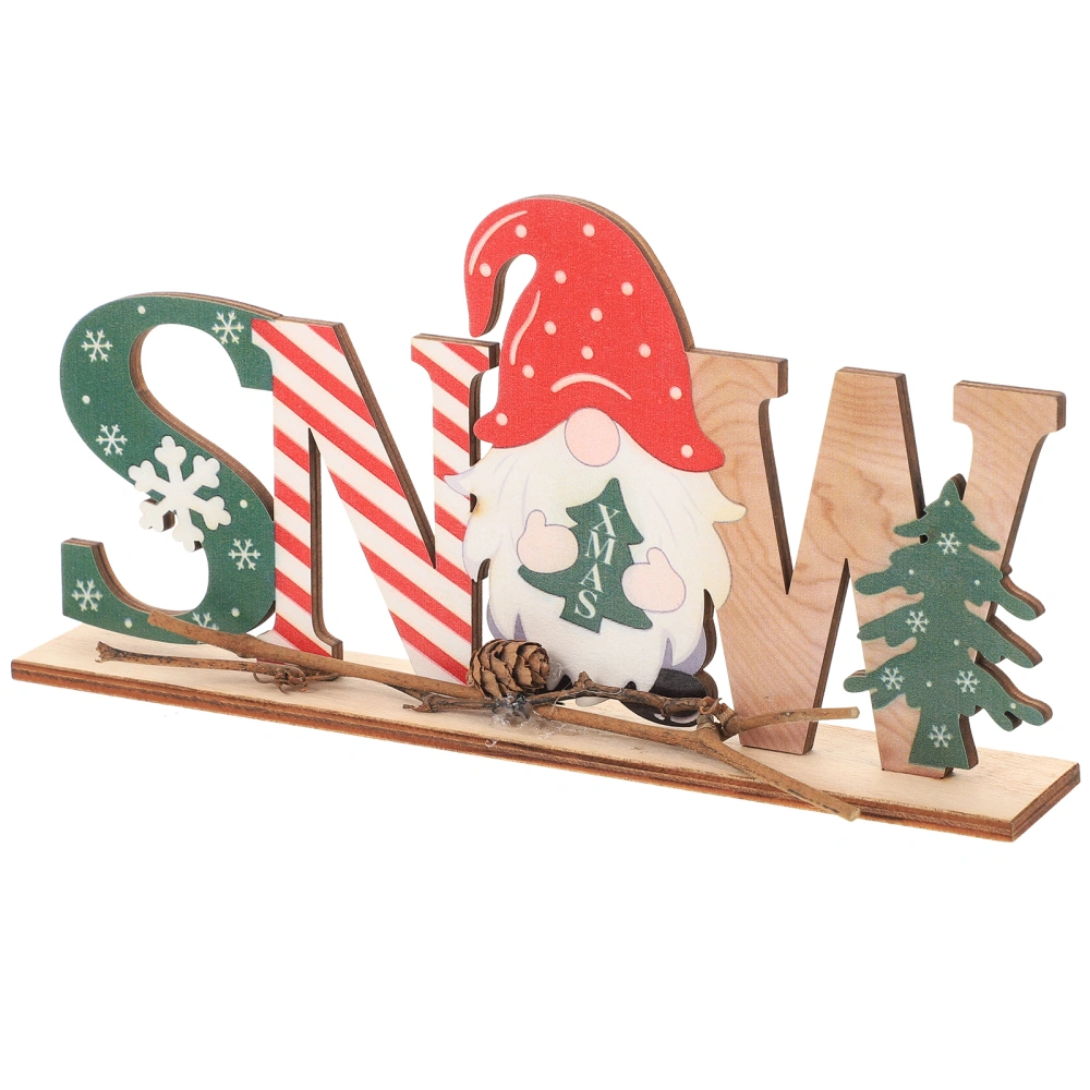 Adorable Xmas Decorative Craft Home Desktop Ornament Scene Layout Adornment