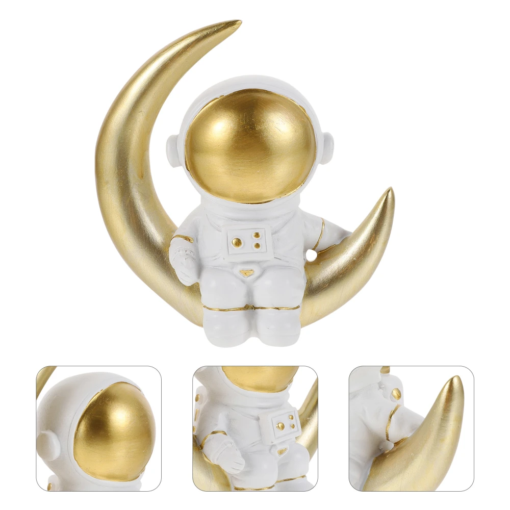 1pc Adorable Astronaut Adornment Desktop Ornament Lovely Space Boy Decoration