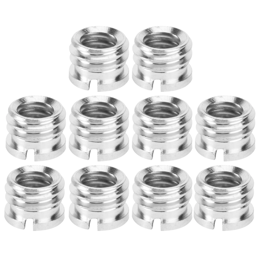 1/4" to 3/8" Camera Tripod Thread Adapter Convert Nut Screw Adapter(10PCS)