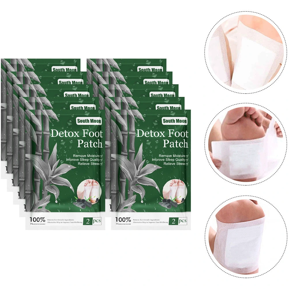 20Pcs Natural Herbal Foot Pads Foot Care Pads Adhesive Foot Pads Adult Foot Stickers