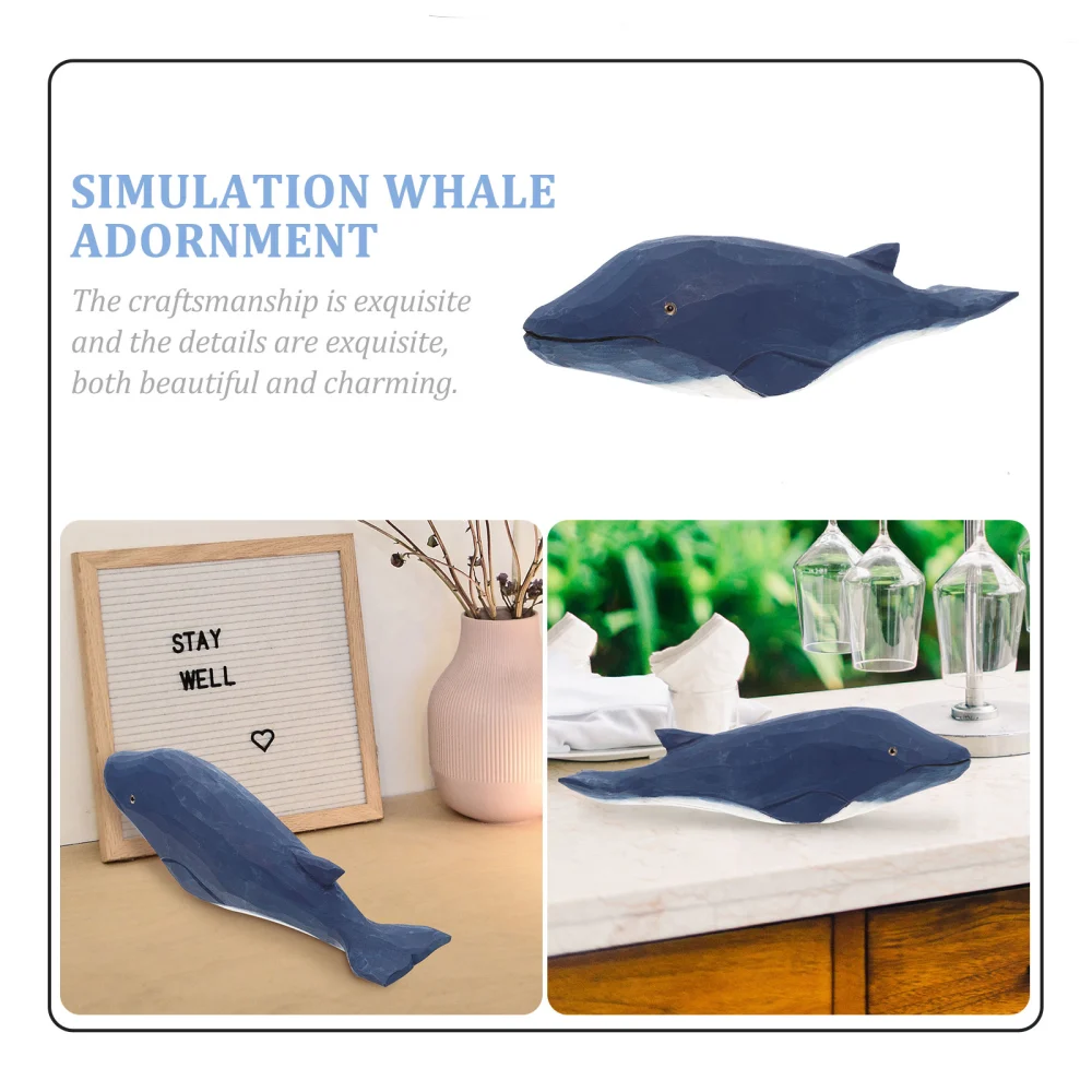 Simulation Whale Adornment Hotel Whale Decoration Home Whale Decor Kids Toy