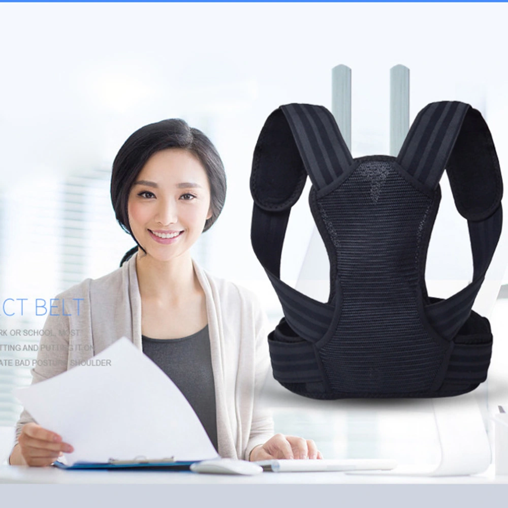 1PC Posture Brace Health Care Shoulder Belt Vest Chest Support Corrector for Kids Adults (Size M)