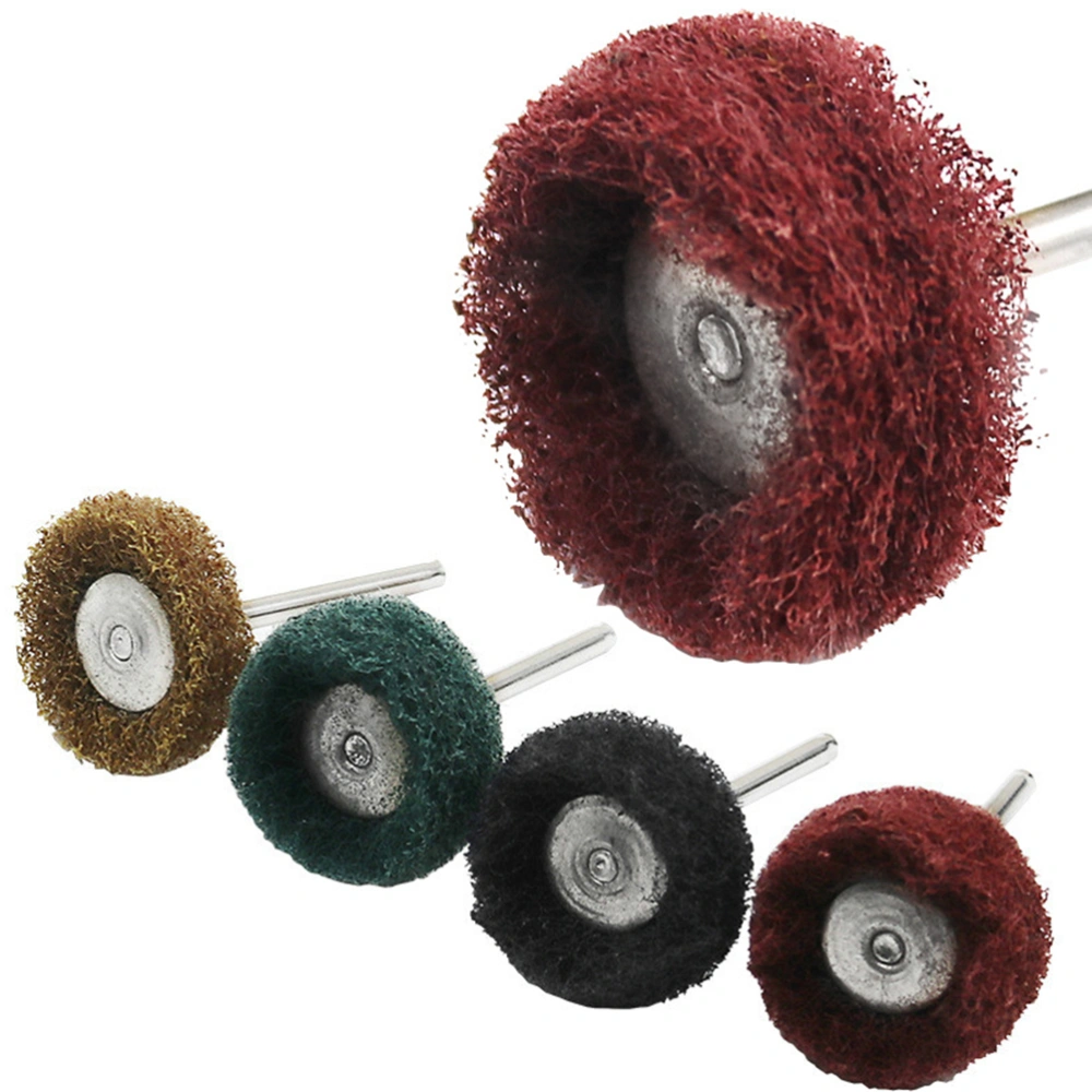 80 Pcs Wire Wheel Brush Set Polishing Wheels Abrasive Wheels Drill Accessory Kit for Rotary Tools