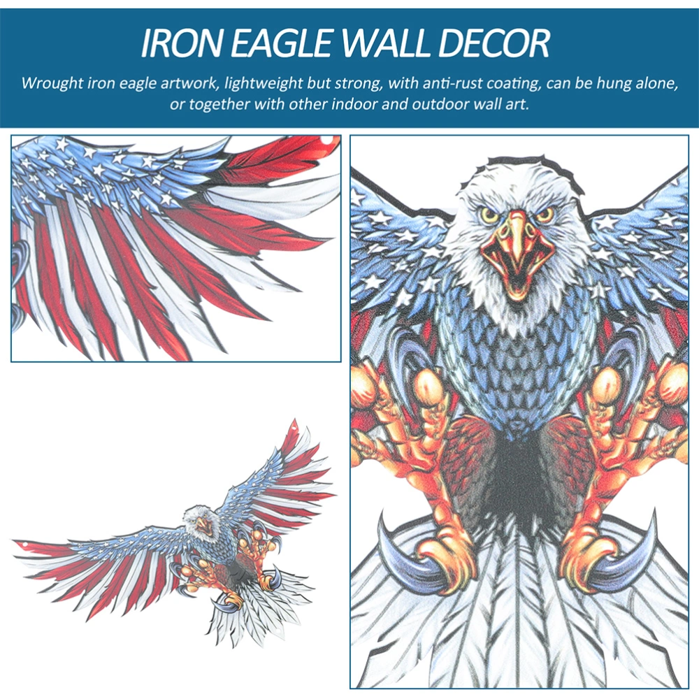 American Iron Craft Eagle Wall Pendant Indoor Wall Pendant Iron Hanging Decor