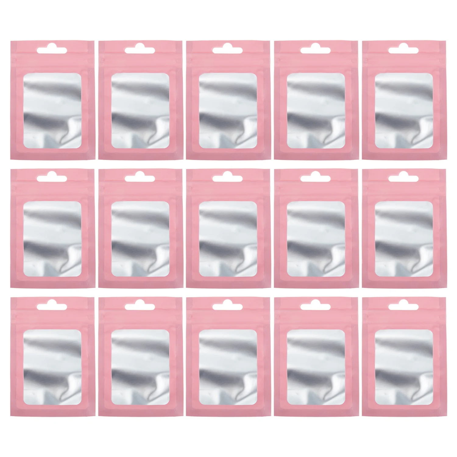 100pcs Sealable Storage Bags Metal Electronic Components Pouches Packing Bags