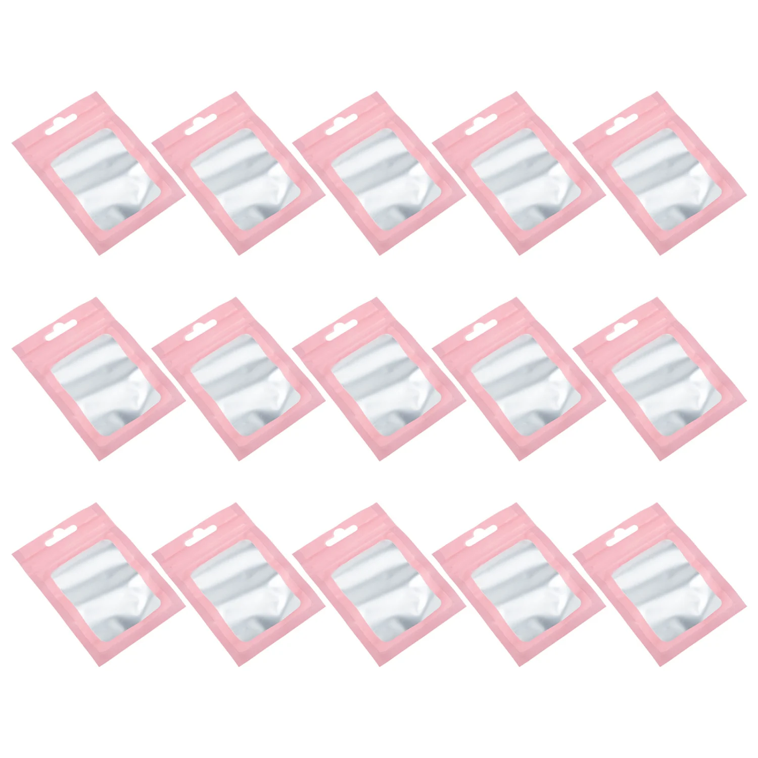 100pcs Sealable Storage Bags Metal Electronic Components Pouches Packing Bags