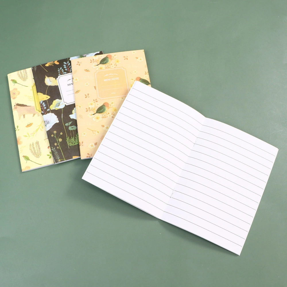 50 Pcs Nature Series Mini Notebook Blank Pages Small Notebooks Exercise Book for Office School (Mixed Style)