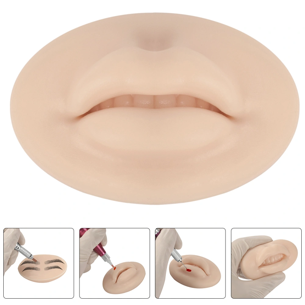 Silicone Practice Lip 3D Lip Practice Skin Elastic Practica Lip Silicone Tattoos Lip