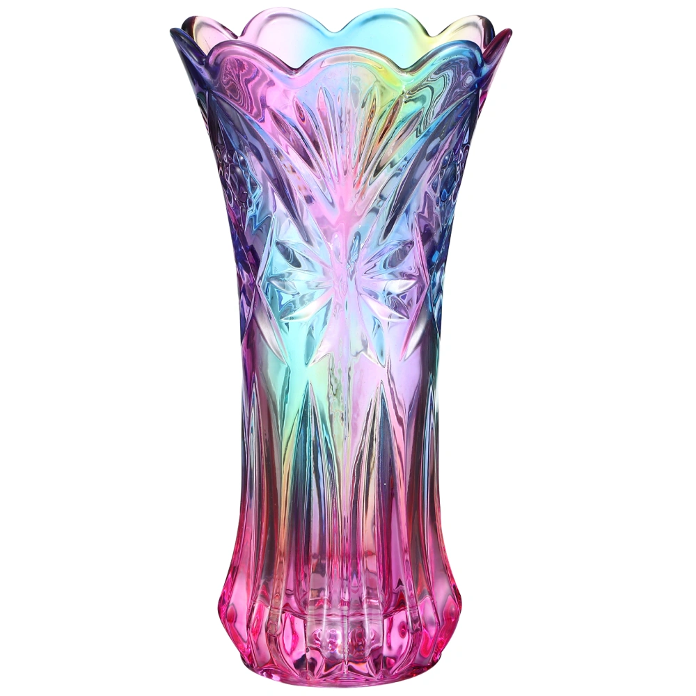 Unique Glass Vase Flower and Plant Container Decorative Vase Desktop Vase