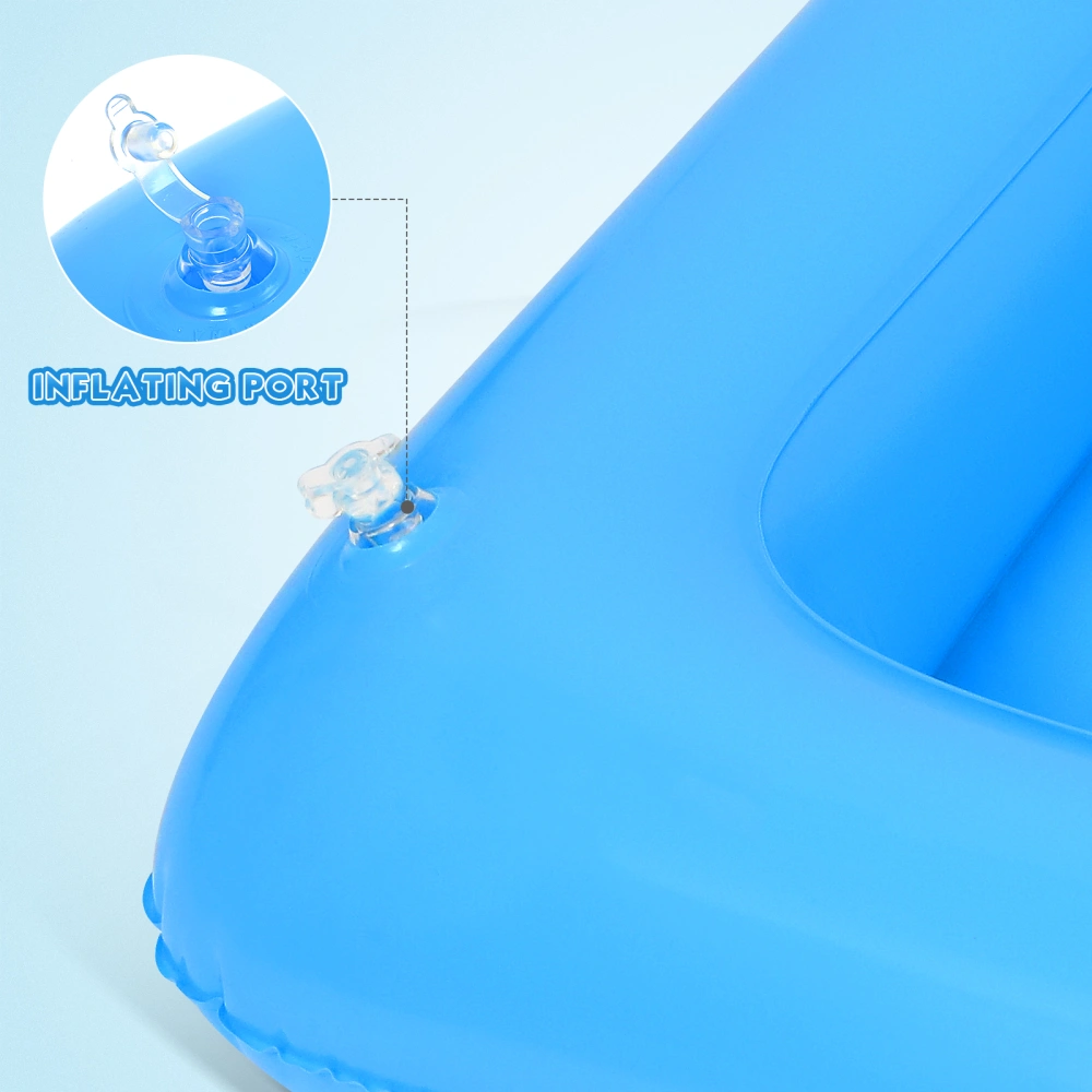 Hemoton 1 Set Inflatable Serving Tray Party Swimming Pool Food Drink Holder Beverage Cooler Floating Ice Holder