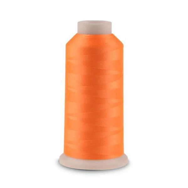 3000 Yards Spool Luminous Glow In The Dark Machine Embroidery Sewing Thread (Orange)