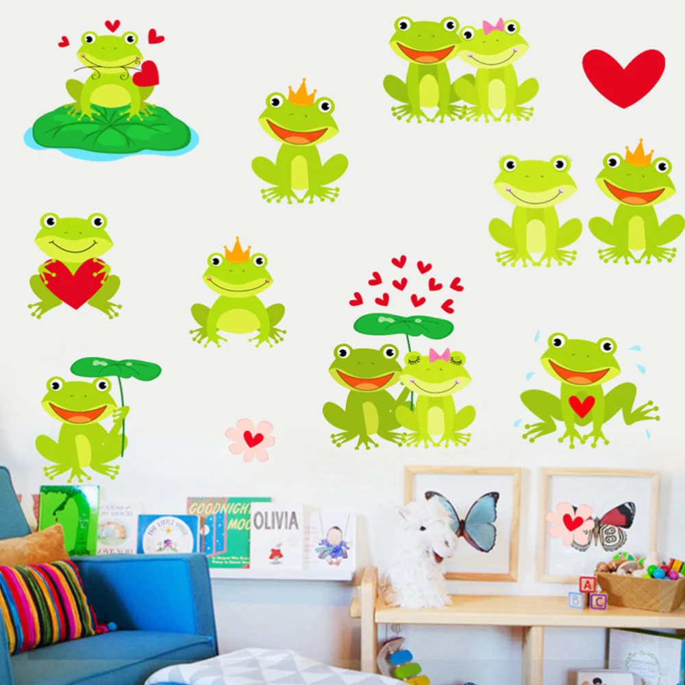 1PC Creative Wall Decal Removable PVC Wall Sticker Decorative Wallpaper for Home Living Room Bedroom Kids Room(Light Green)