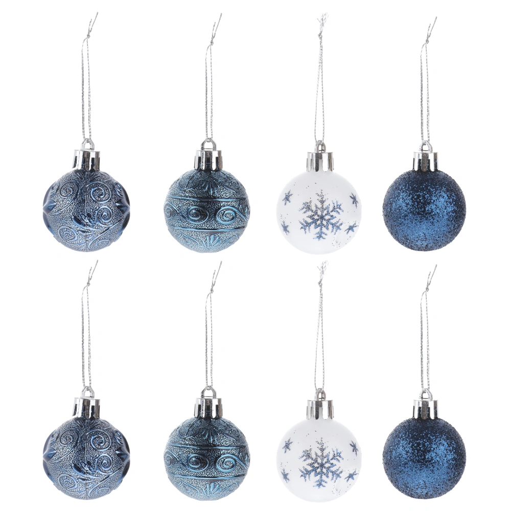 30Pcs Creative Christmas Tree Ball Pendants Christmas Tree Ball Pendants