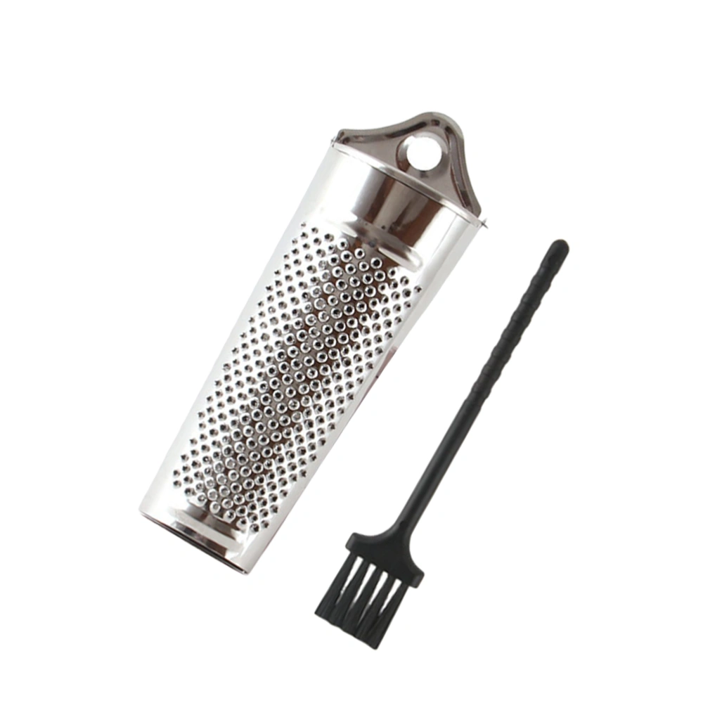 Household Cheese Chocolate Shaving Stainless Steel Lemon Shaving Shredder Multipurpose Fruit Shaving Scraper Fruit Grater with Cleaning Brush