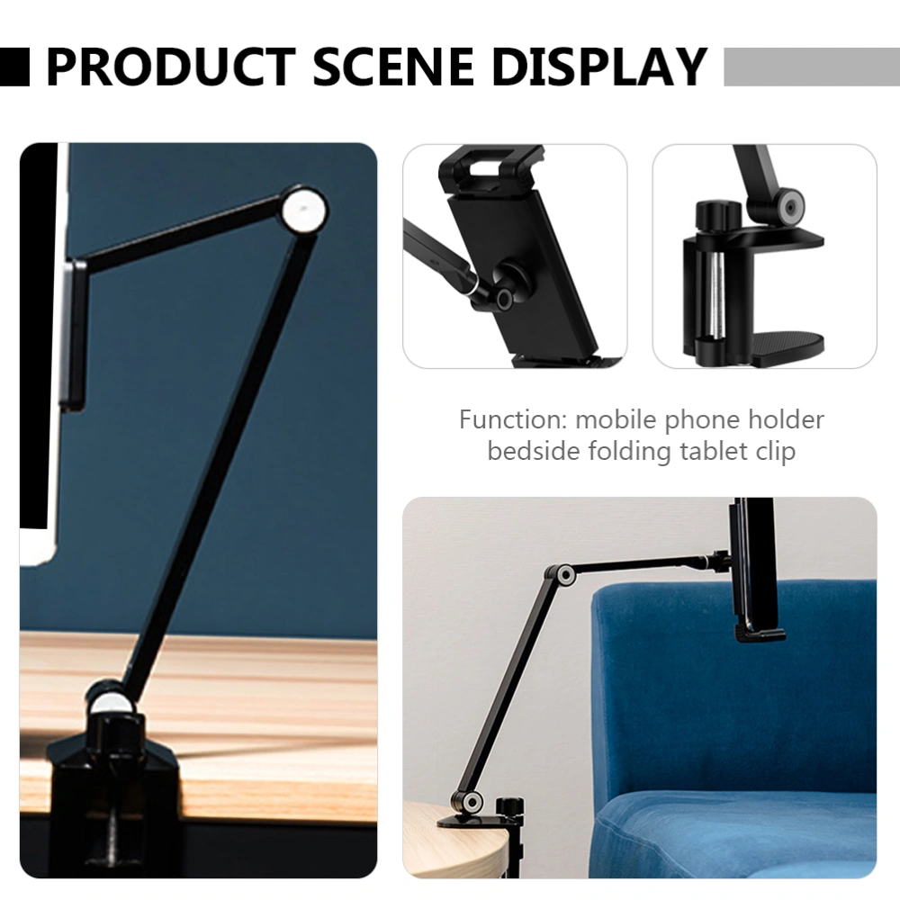 Tablet Holder Clip-on Angle Adjustable Tablet Supporting Holder Accessory