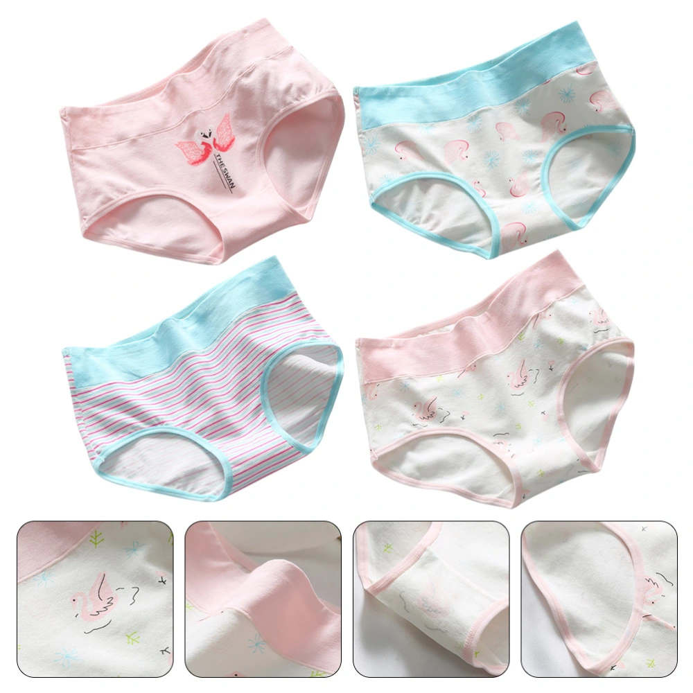 4pcs Comfortable Sanitary Briefs Cotton Physiological Underwear Leakproof Sanitary Pants